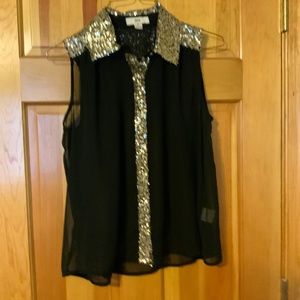 Fancy tank blouse